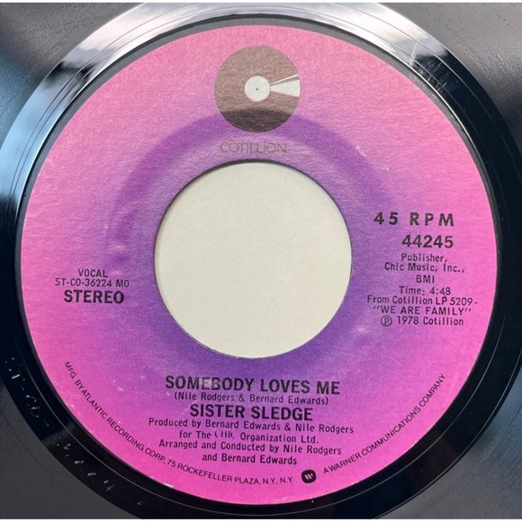 Sister Sledge He's the Greatest Dancer / Somebody Love Me 45 Disco 1978 - Picture 2 of 6